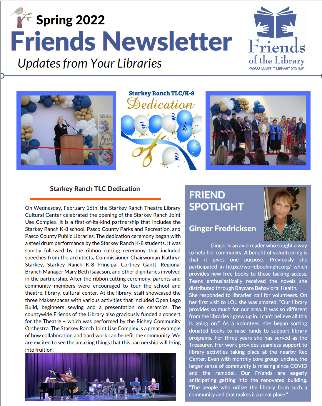 Friends of the Library Pasco Country Libraries